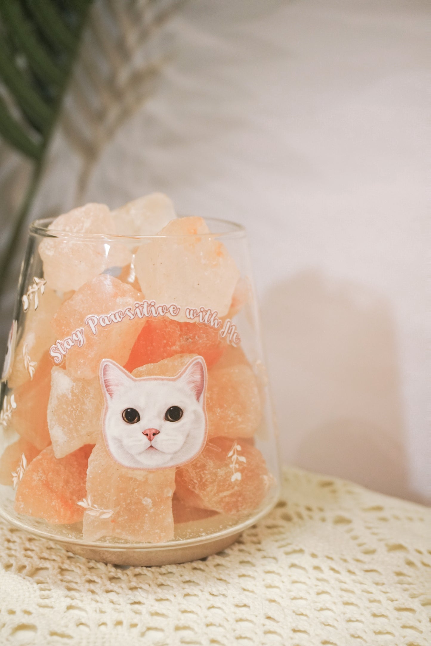 擴香石小夜燈 Crystal Diffuser Lamb【多個毛孩貓狗排版設計】