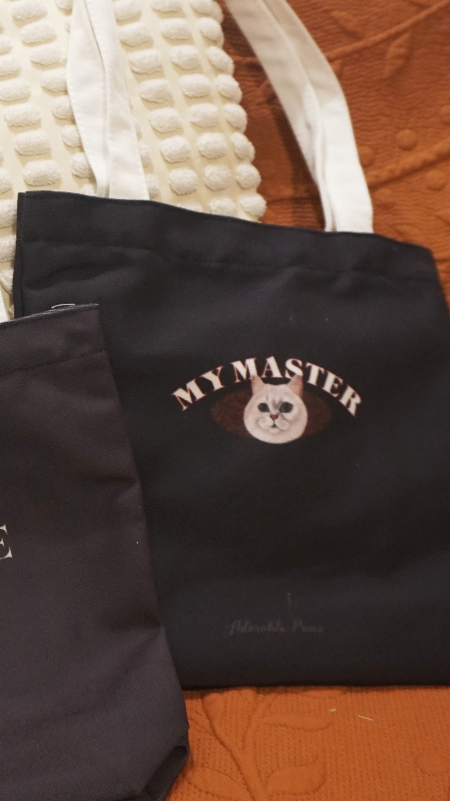 客製化寵物肖像 Tote Bag｜毛孩照片訂製帆布袋（雙面印刷・多個排版設計）