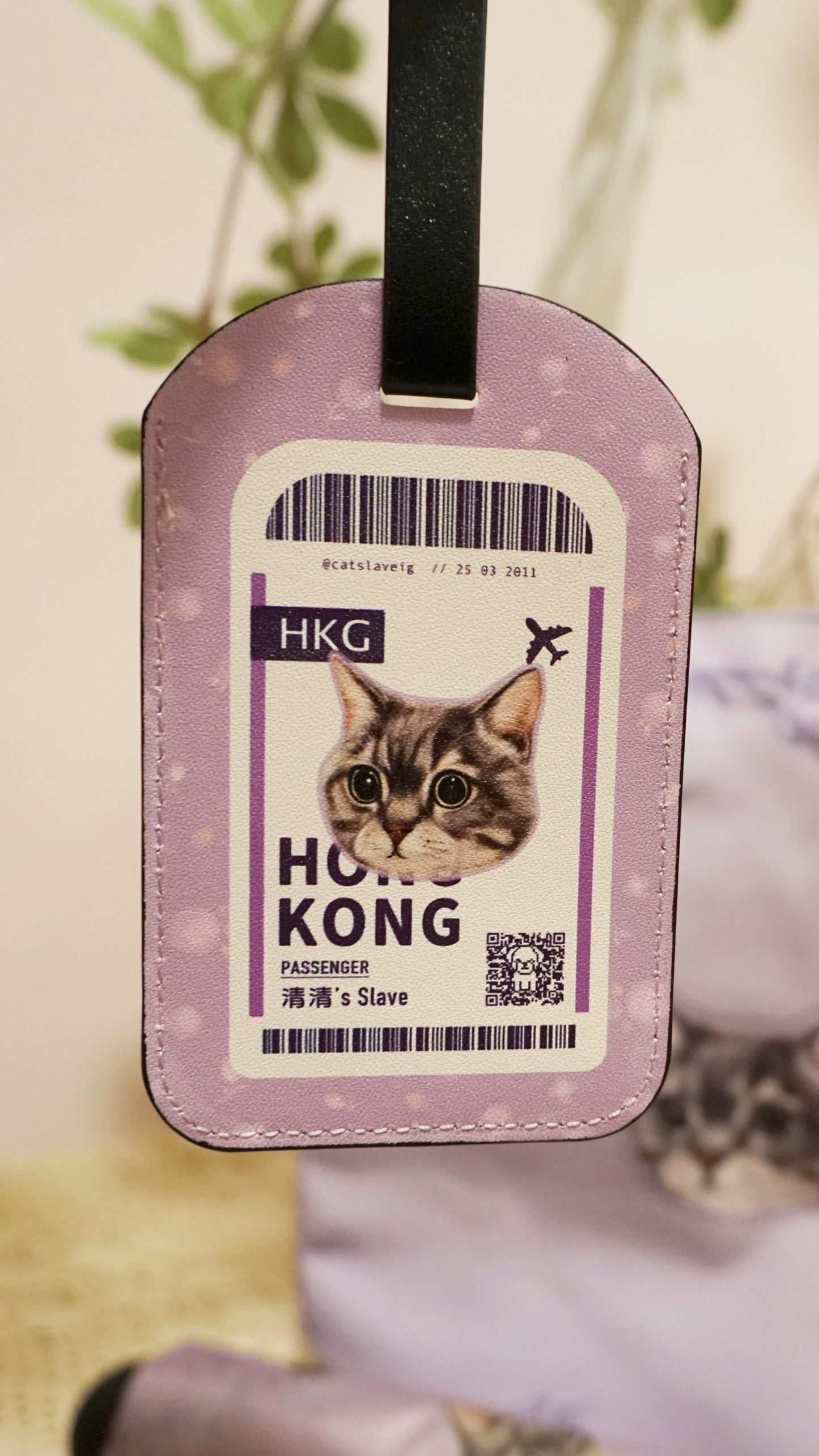 客製化寵物肖像行李牌｜毛孩照片訂製 Luggage Tag（多個排版設計）