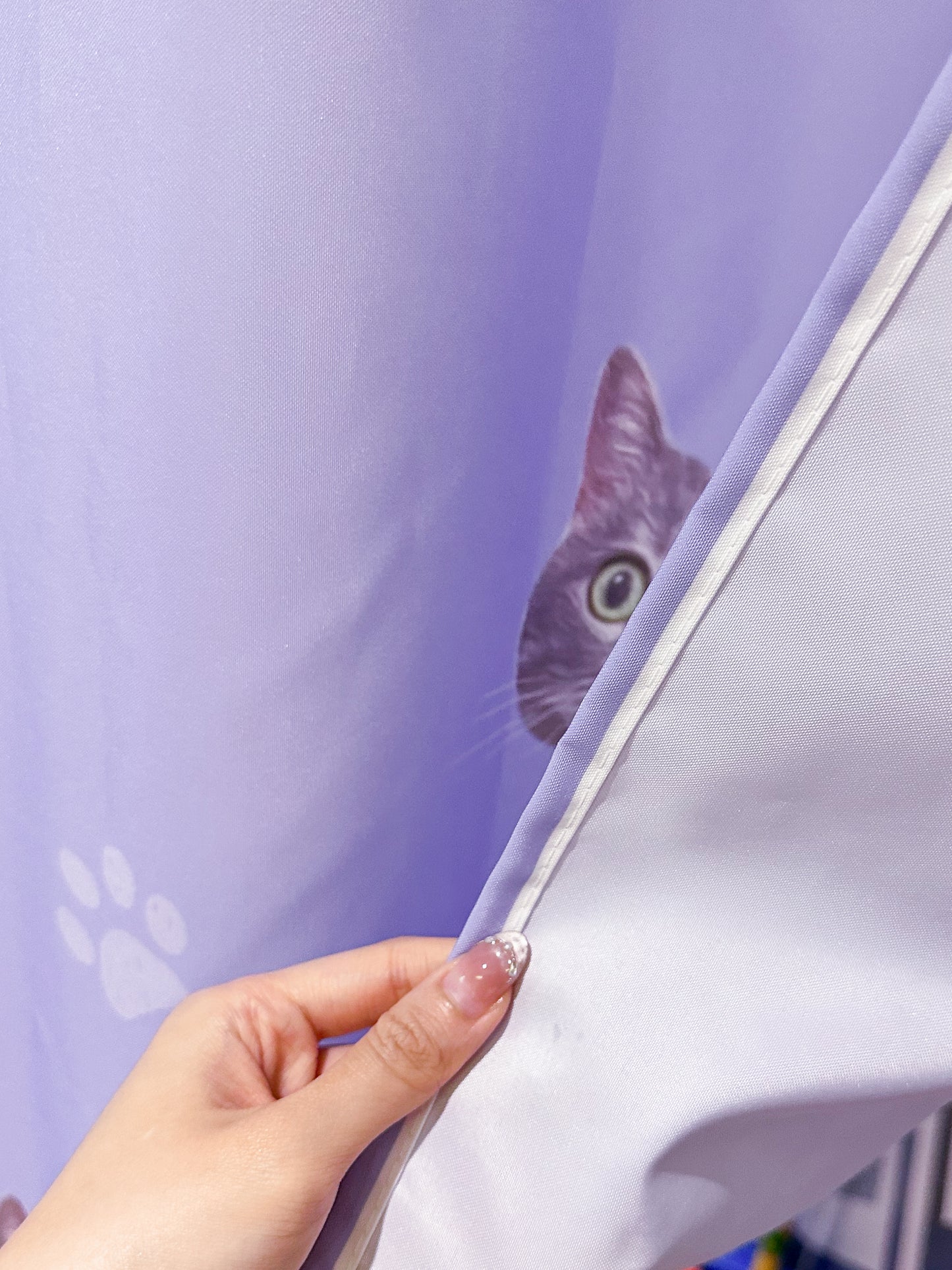 抗菌抗菌防霉客製浴簾 Shower Curtain｜毛孩照片訂製肖像設計（多隻排版設計）